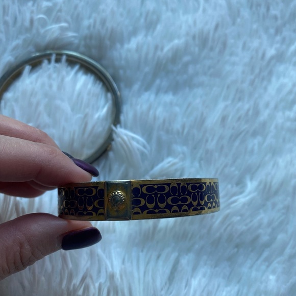 Coach. Purple bangle set. - Picture 1 of 5